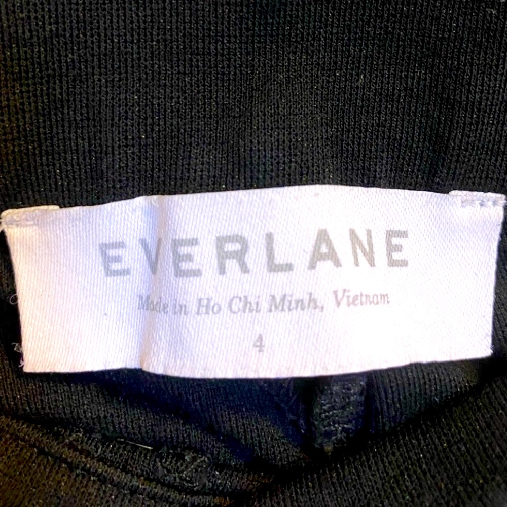 “Everlane” Ponte Ankle Black Pants Size: 4. EUC - Picture 7 of 7